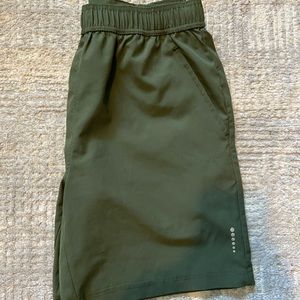 Balance Athletic Shorts (7” inseam) (Small, Green)